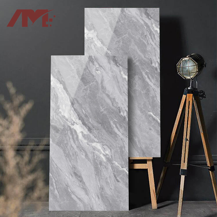 Foshan Factory 750X1500mm Wall Floor Gray Sintered Stone Big Slabs