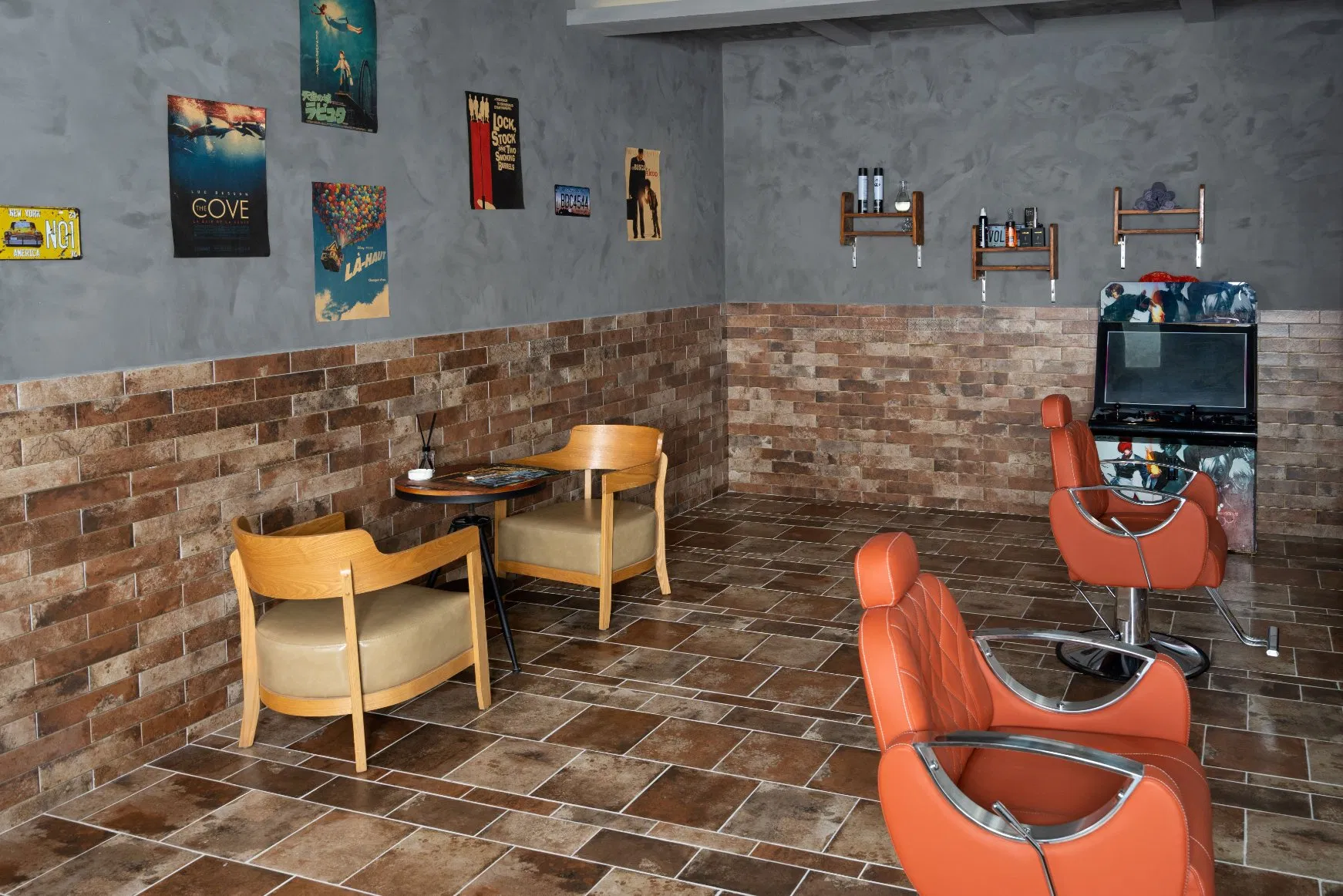 300X300 mm Acid-Wear Resistant Ceramic Tile Natural Wood Matte Glazed Tile for Commercial &amp; Living Space