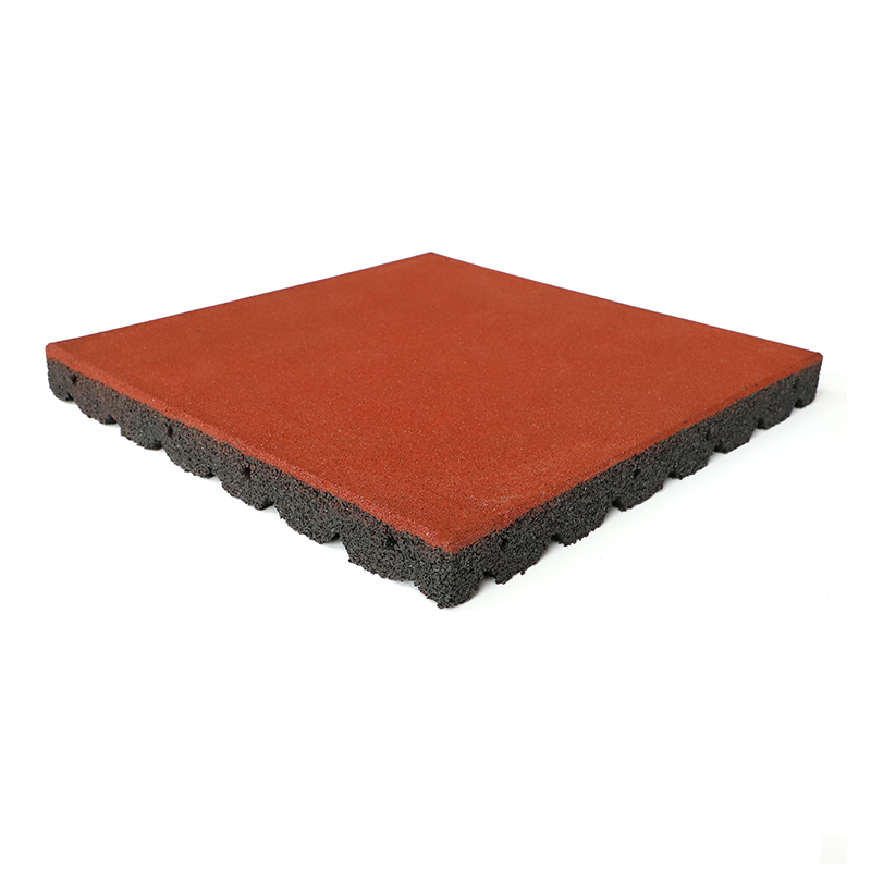 Wear-Resistant Garden Recycled Rubber Bricks Decorative Garden Rubber Bricks Flooring Tiles