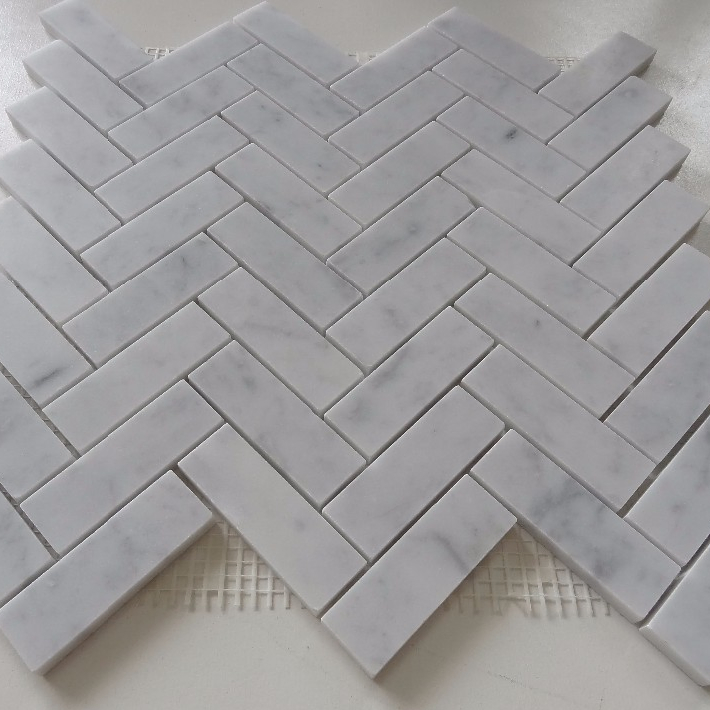 Wholesale Natural Stone Marble Mosaic Tiles Backsplash Kitchen Marble Mosaic Tile