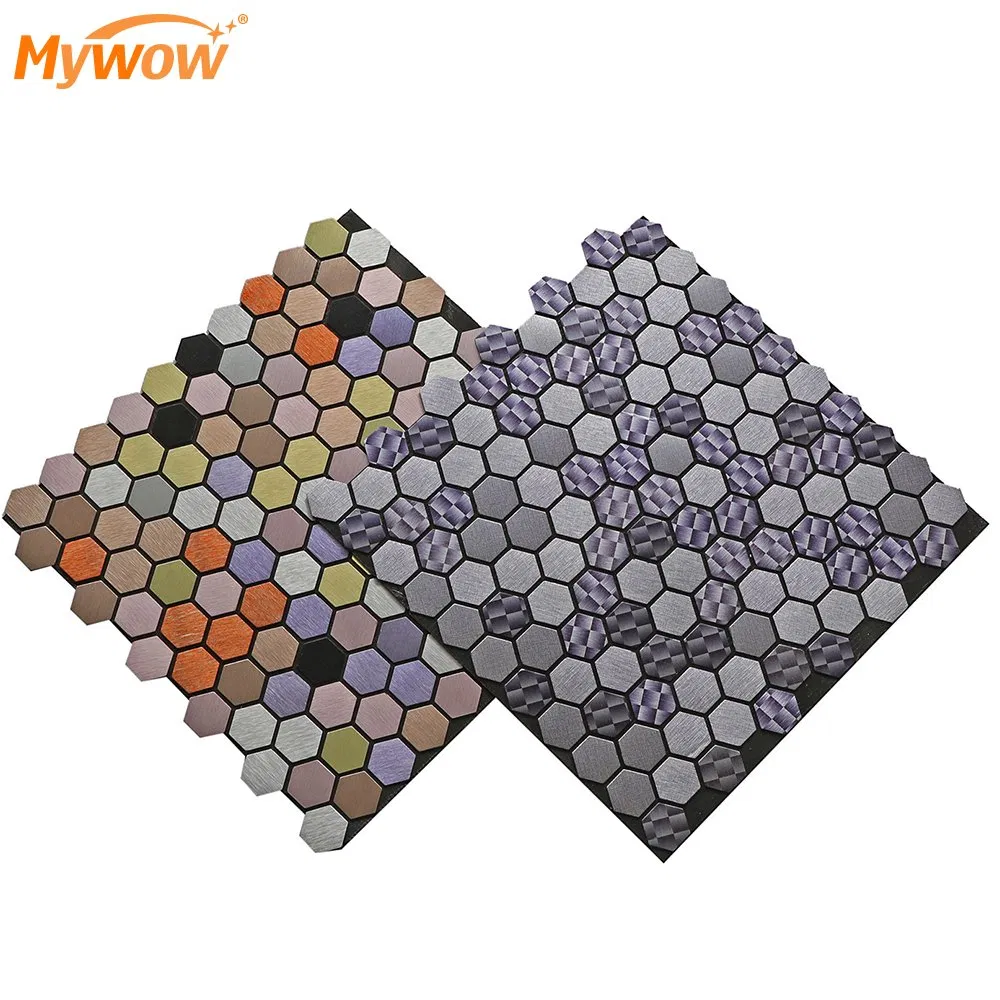 MyWow Wall Sheets Crystal Diamond Mosaic Tile Backsplash Kitchen