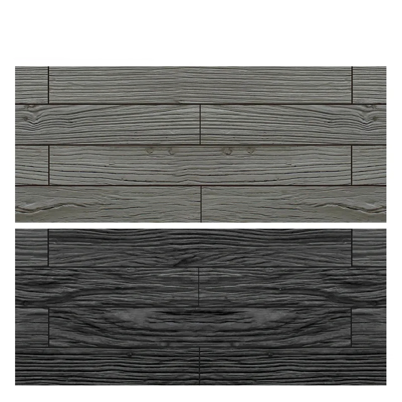 Anti-Slip Acid-Resistant Modified Clay Faux Wooden Look Porcelain Flooring Flexible Tile Facade