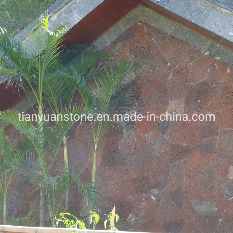Decorative Landscape Red Lava Rock Stone