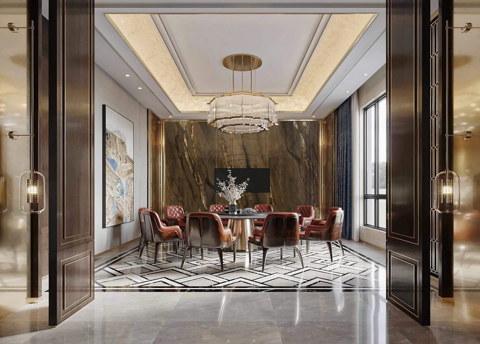 Grey Marble Porcelain Tiles 900*1800mm Flooring Wall Tiles for Decorative Mosaic Areas on Walls