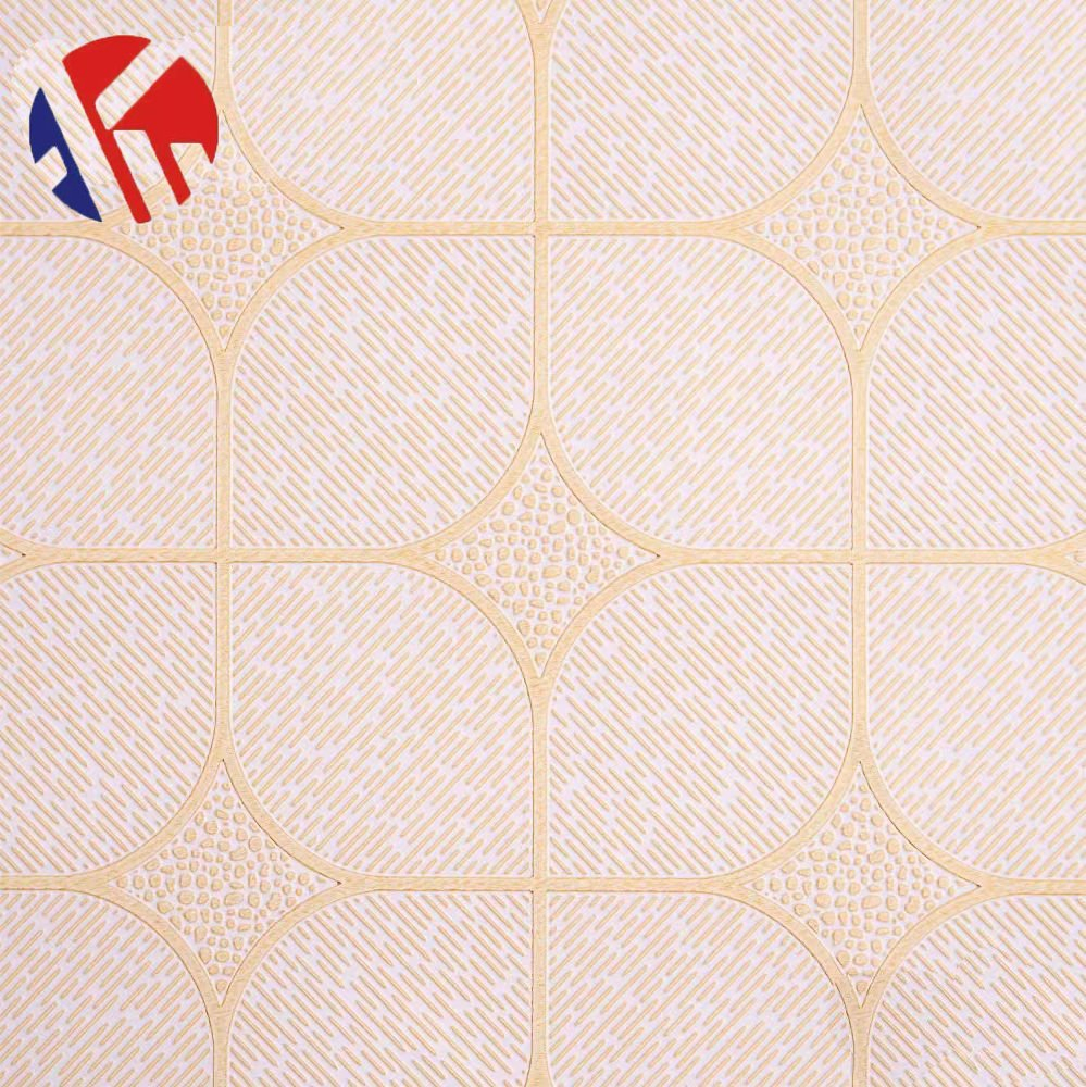 Modern Decorative Custom Pattern Ceiling Tile for Bathroom Kitchen Partition and Office PVC Gypsum Ceiling Tiles Fireproof and Waterproof