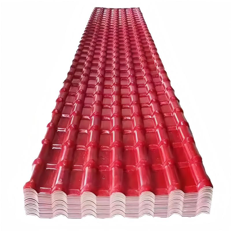Modern Heat Resistant Corrugated ASA PVC Synthetic Resin Roof Tiles with Fireproof &amp; Durable Features for Villa Building