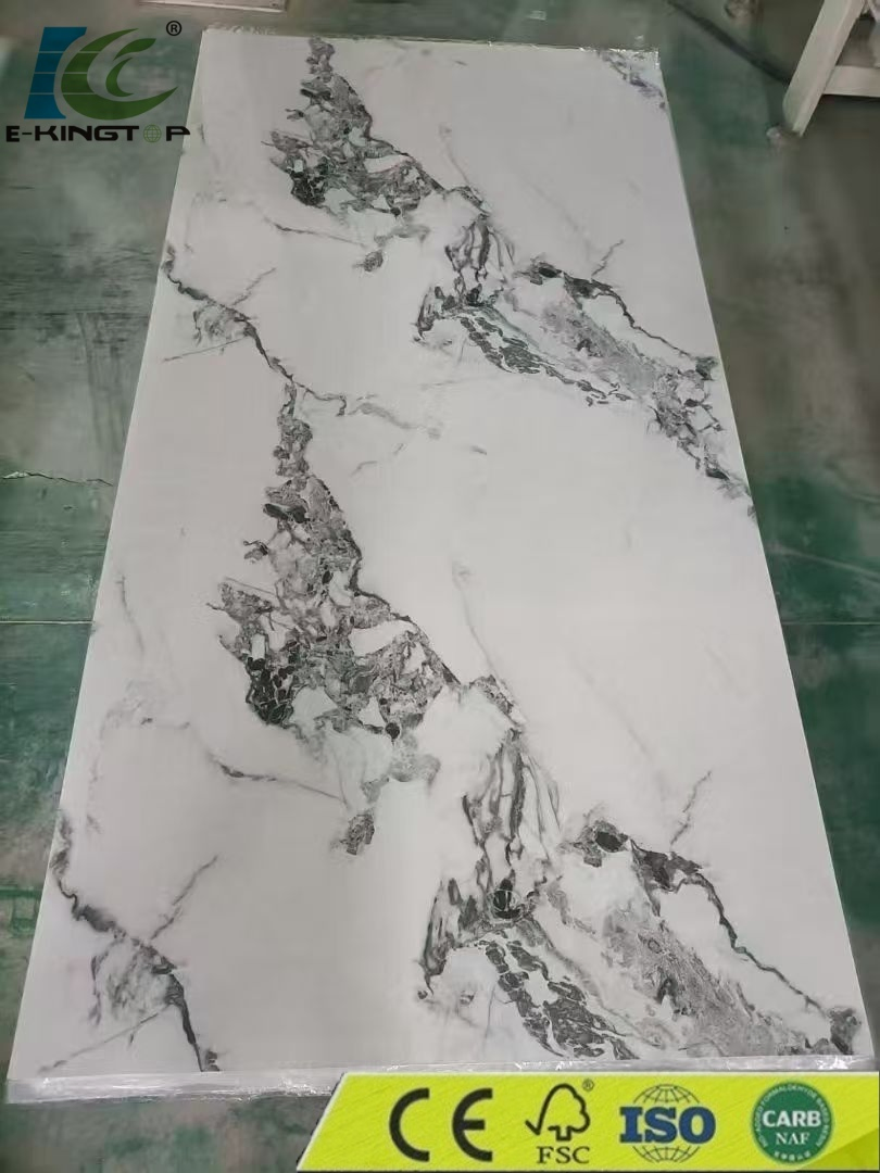 Spc Wall Panel Artificial PVC Marble Panel PVC Sheet 3D Design Decorative Wall Board