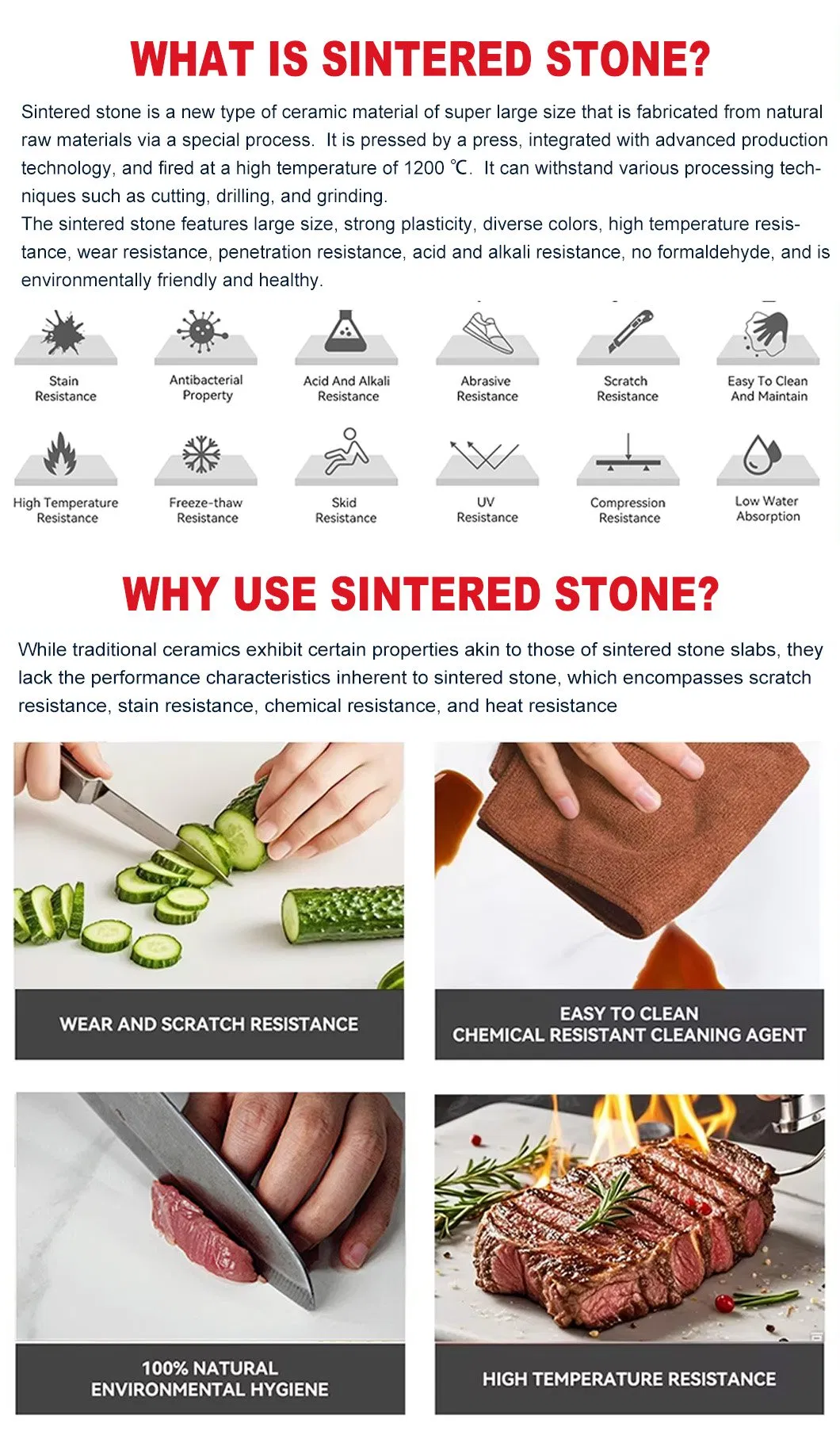 Sintered Stone Slab View 1