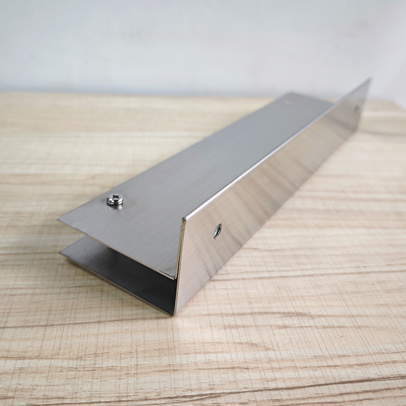 Stainless Steel Extrusion Full Height Panel Screen One Ear Bracket Bathroom Toilet Partition Wall Brackets