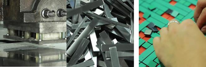 Factory Sale Aluminium Mosaic Tile, Self-Adhesive Metal Backsplash Peel and Stick Tile for Kitchen Customized Pattern High Quality Easy Installatiaon