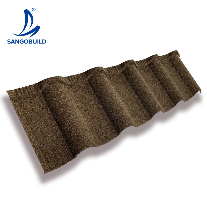Roofing Materials Heat Resistant Top Construction Using Roof Tile Stone Coated Metal Roof Tiles