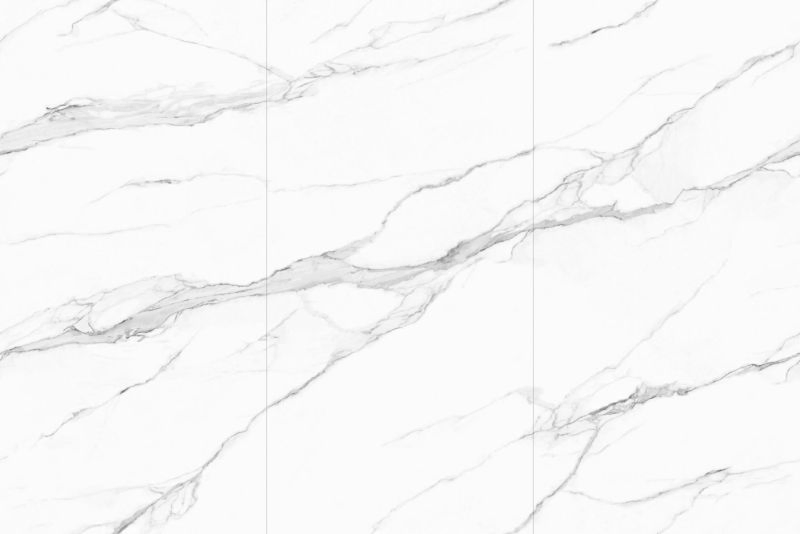 1200X2700mm Sintered Stone Polished White Large Format Tiles for Table Top or TV Background