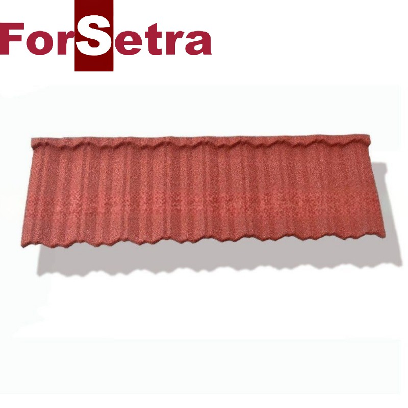Heat Resistant Classic Roofing Sheets Stone Coated Metal Roof Tile for Residential Building