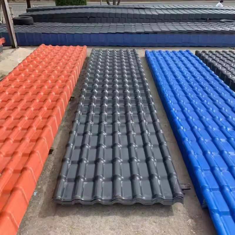 Heat Resistant ASA PVC Synthetic Resin Roma Sheets Roof Tile