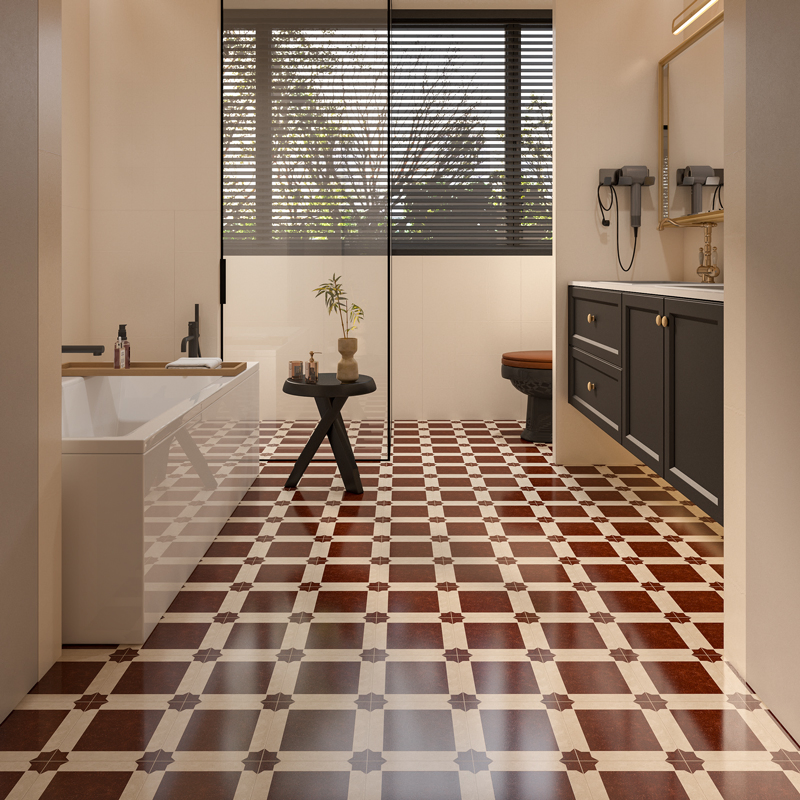 200*200mm Natural Jla Netural Box and Wooden Pallet 20*20 Cm Ceramic Pattern Tile