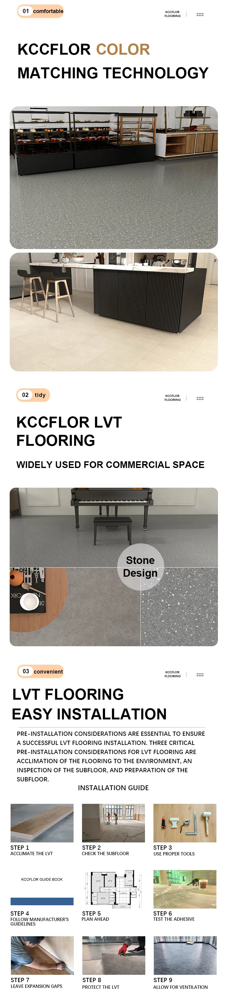 Waterproof Vinyl Floor Tile