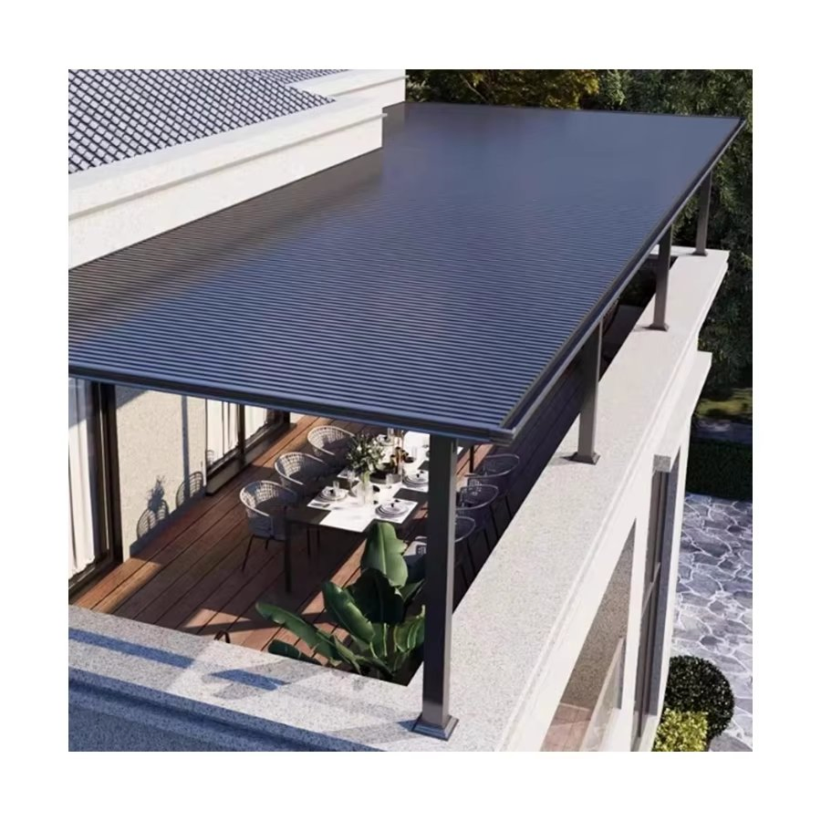 Aluminum Corrugated Roofing Board 4m/5m/6m Heat-Resistant Roof Tiles The Great Wall Panels Sunroom Roof Aluminum Tiles
