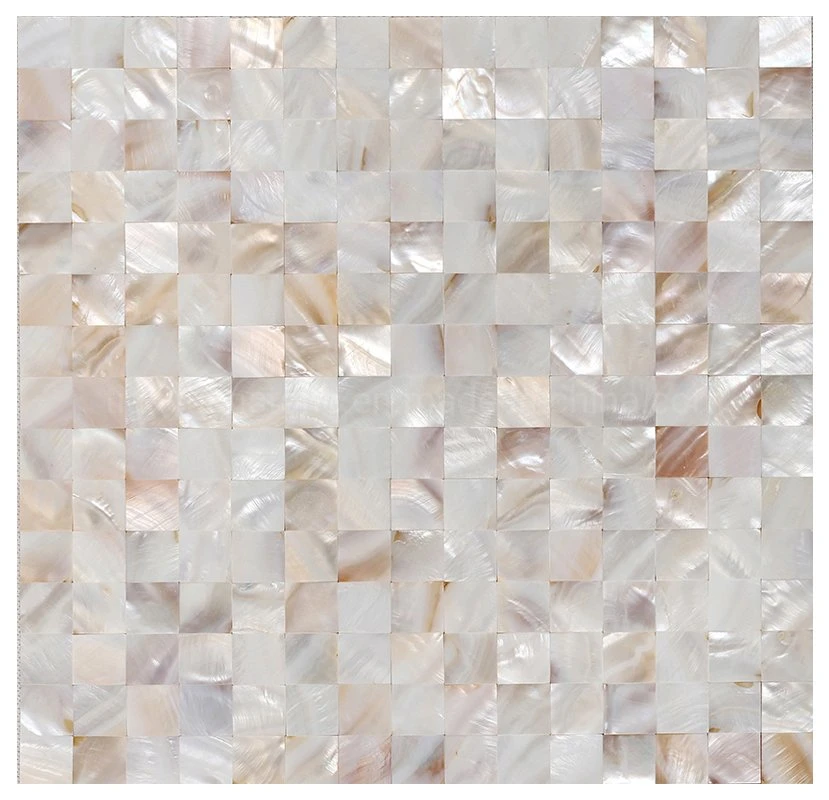 Mother of Pearl Tile Backsplash Linear Wall Subway Tile, Natural Shell Mosaic Brick Kitchen/Bath Tiles