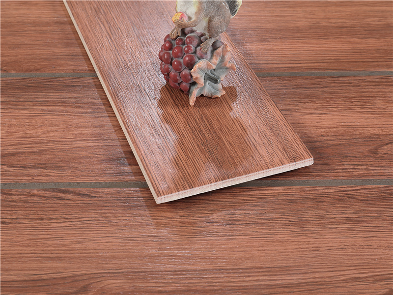 for Study Room Dark Porcelain Tile That Looks Like Wood Anti-Slip and Anti-Dirt Wood Look Porcelain Timber Floor Ceramic Tile