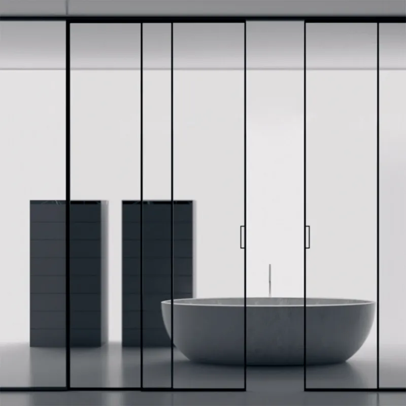 Artistic Glass Partition Wall