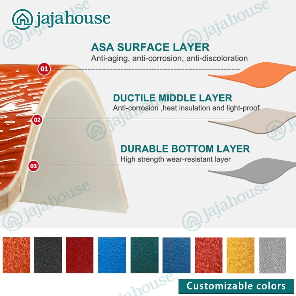 Resin Roof Ceiling Soundproof Heat Resistant PVC Roofing Shingles Roof Tiles for USA