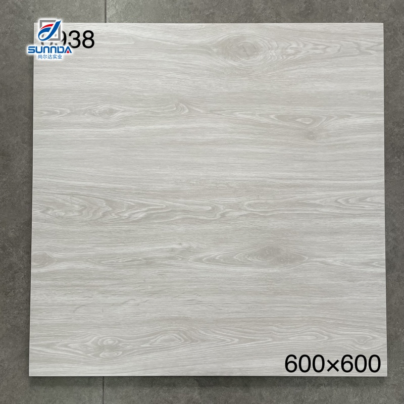 Ceramic Wood Look Matte Floor Tiles Rectified Glazed Anti-Slip Porcelain Wooden Tile