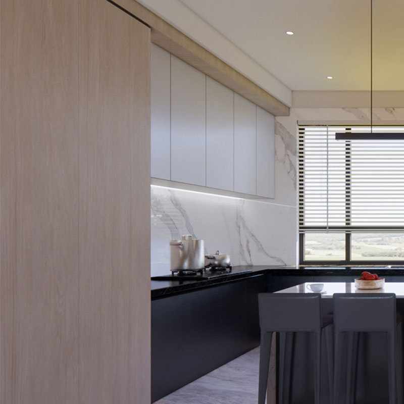 Notaio Walnut Timber Pattern-Wood Grain Ceramic Floor Tile Foshan Porcelain.