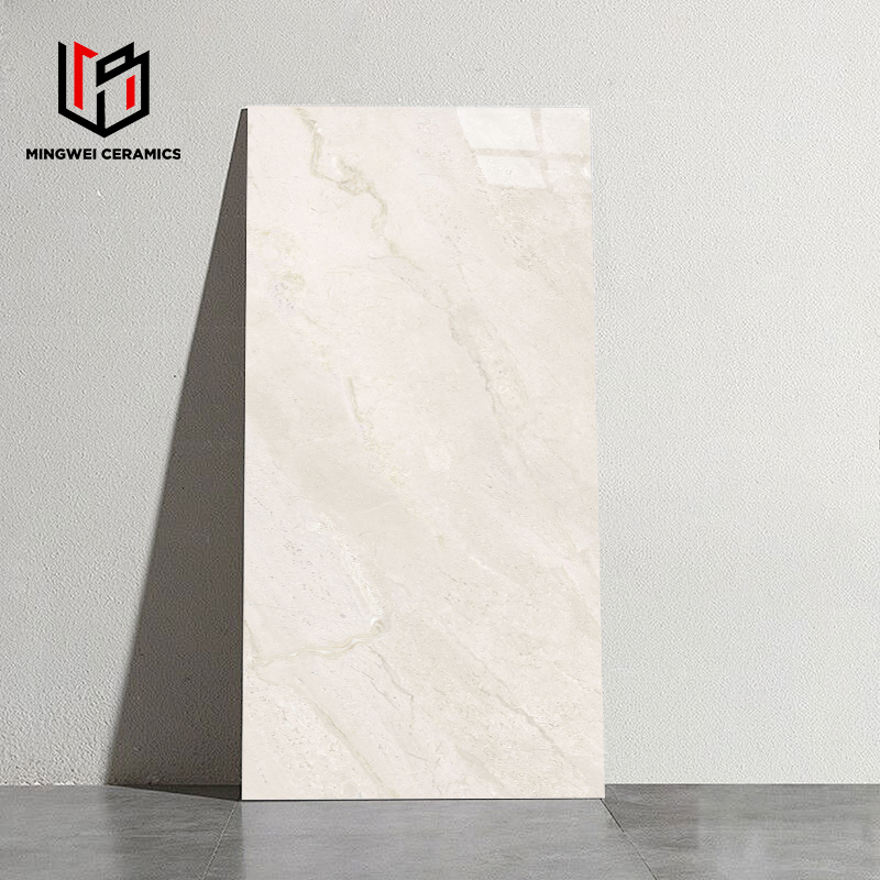 Zibo Premium White Calacatta Marble Polished Tiles 600X1200mm – Royal Stoneworks Elegant Large Format Porcelain Slabs Luxury Natural Stone Look