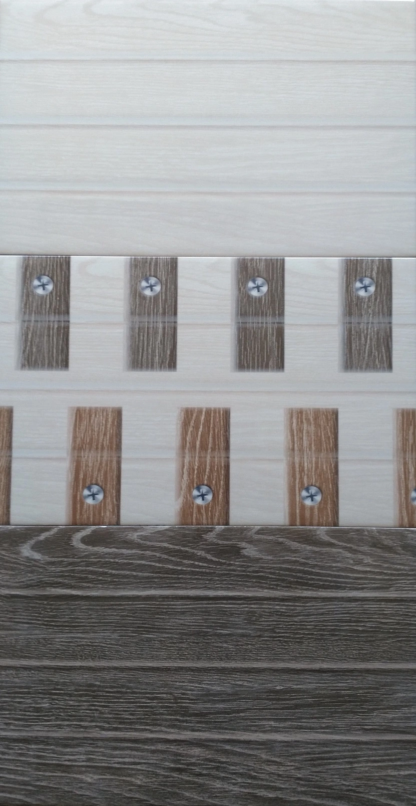 Elegant Basket Pattern Wood Grain Texture Mold Glazed Ceramic Wall Tile for Home and Project Decoration