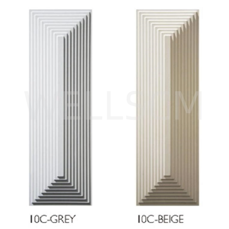 Classic Pyramid Shape Modern 3D Embossed Concave and Convex Cement Art Decorative Wall Tiles for Inside and Outside