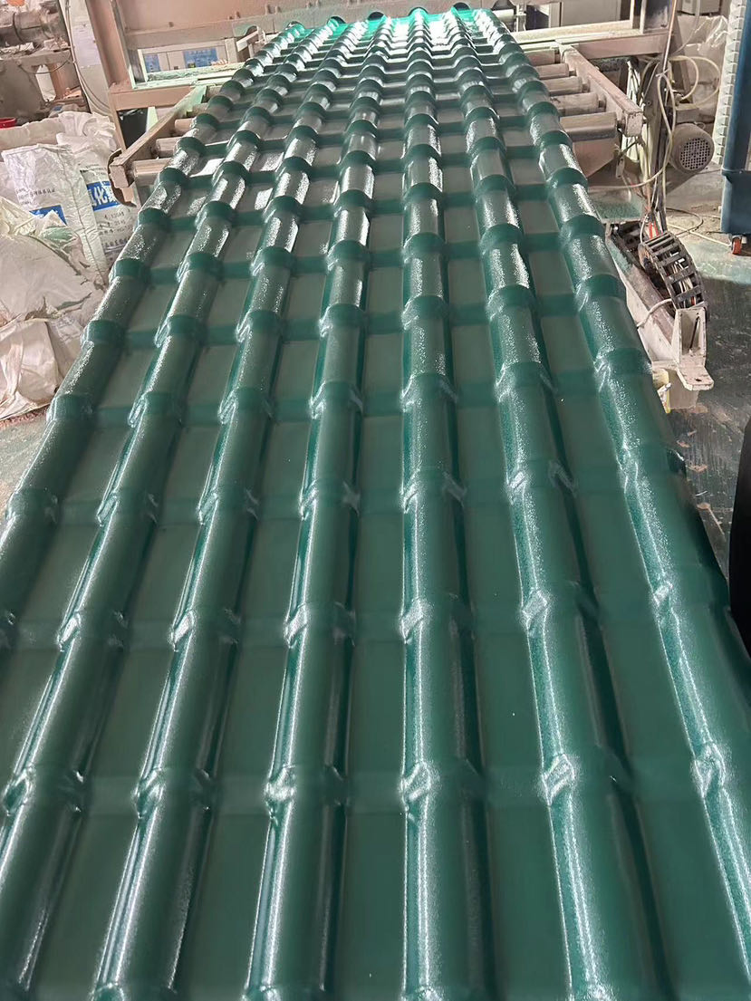 ASA Corrugated PVC Roofing Sheet UPVC Roof Heat Resistant Traditional Design Spanish ASA UPVC Roof Tile