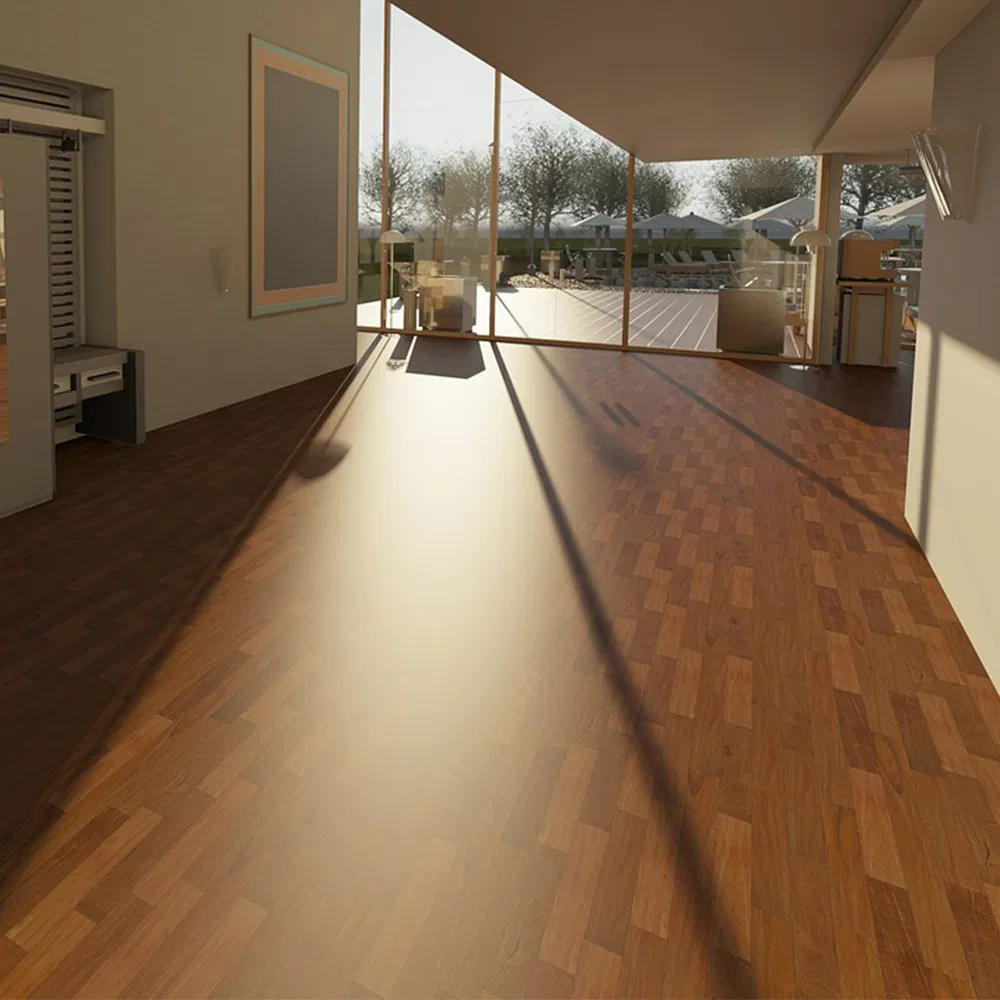 Bathroom Garage Decorative Spc Click System Wood Grain/Onyx Stone/Marble Grain Vinly Floor Tile