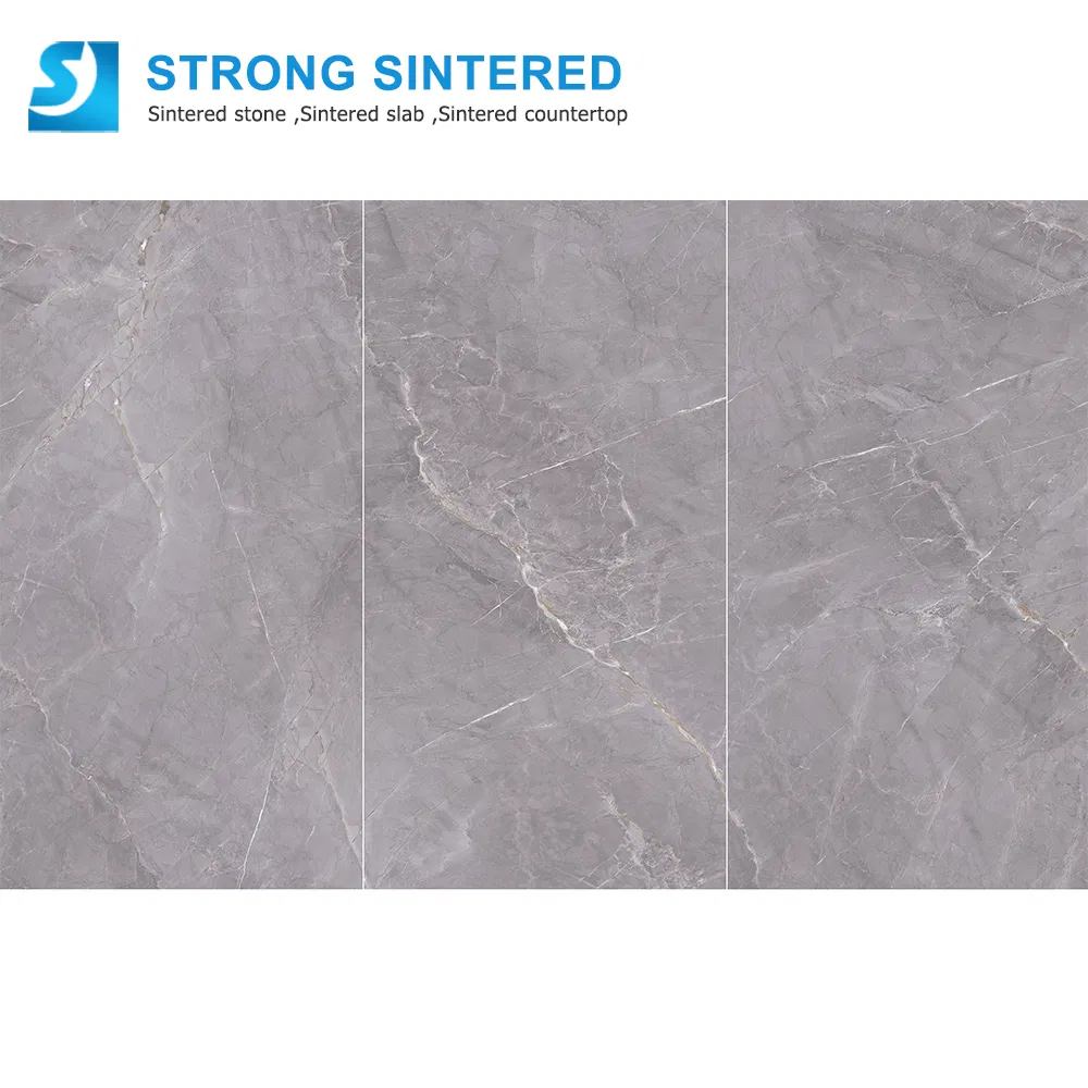 3200X1600X12mm Grey Sintered Stone Eco-Friendly/Waterproof/Fireproof/High Hardness/Scratch Resistance Countertops