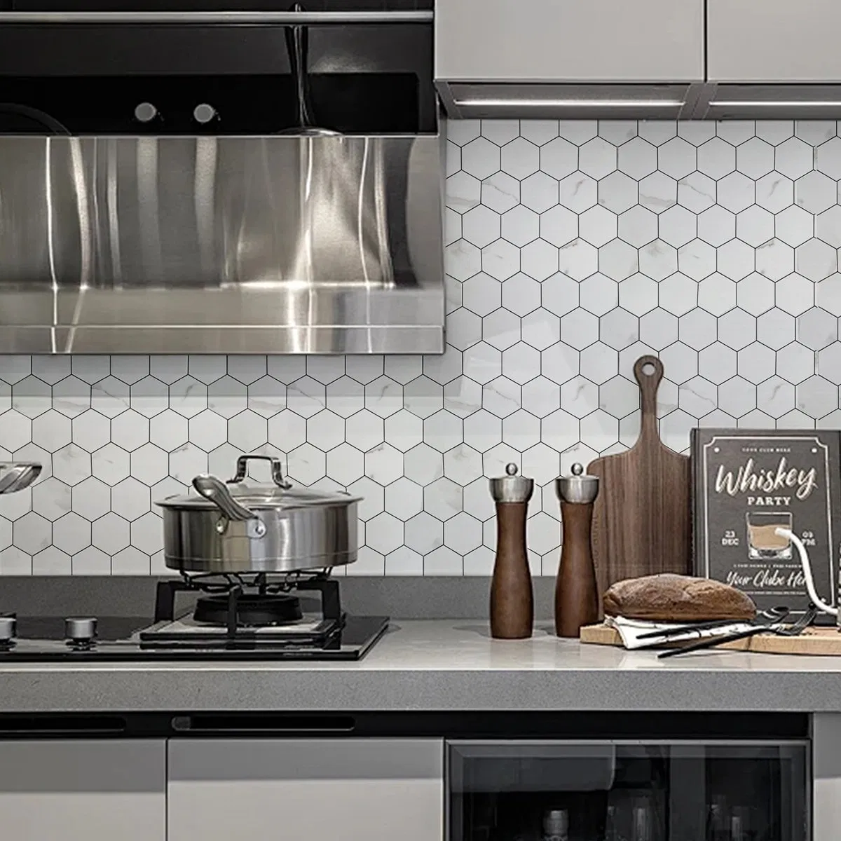 Factory Price Bathroom Kitchen Wall Decoration Home Decor Metallic Decorative 3D New Building Material Peel and Stick Mosaic Mural Tile