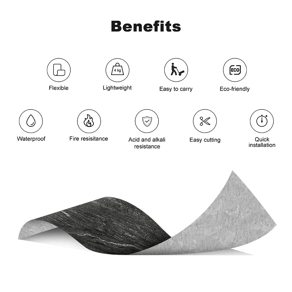 House Decoration Sintered Stone Texture Mcm Artificial 3D Faux Stone Wall Flexible Panel for Exterior Wall