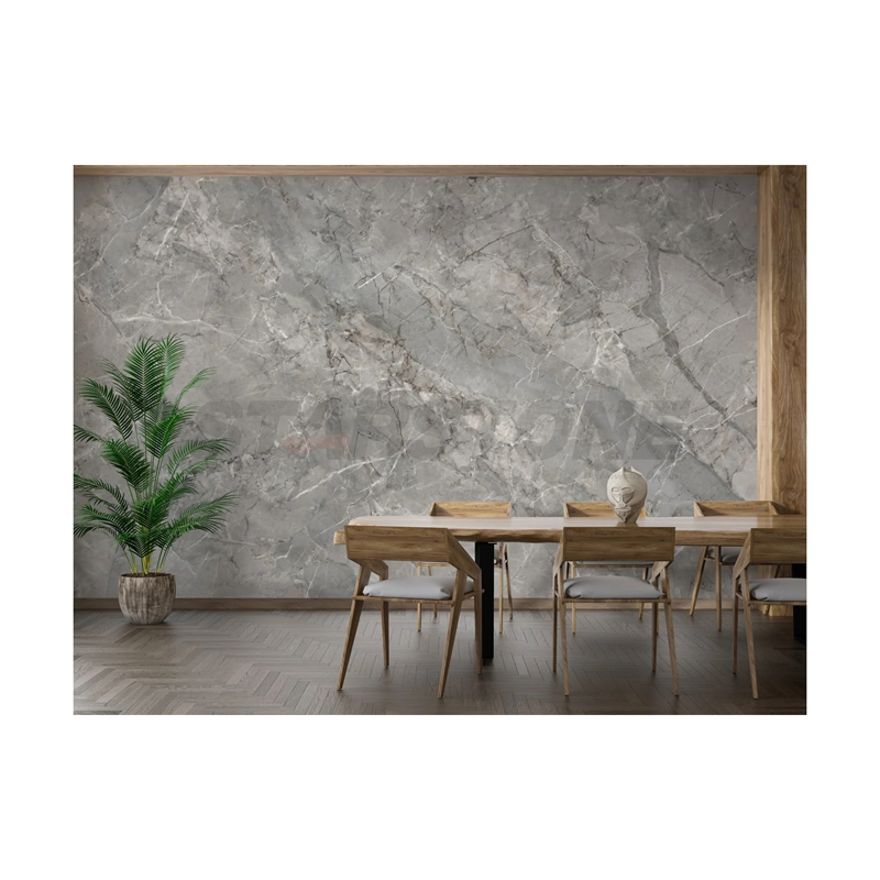 Starstone Customized Size Modern Style Grey Marble Living Room Bathroom Marble Wall Panel