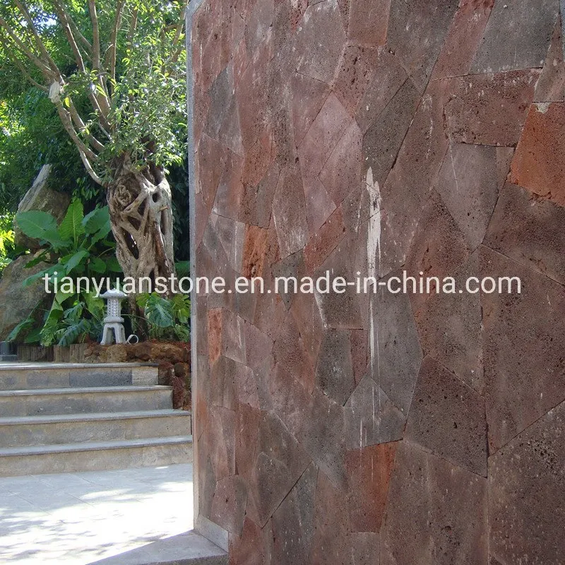 Decorative Landscape Red Lava Rock Stone