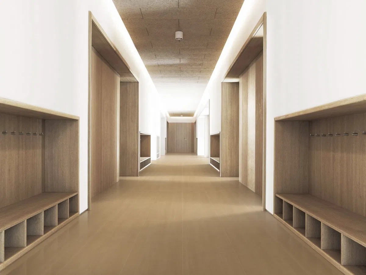 Wood Pattern Look Ceramic Wooden Finish Flooring Tiles Wood Color Tiles for Living Room 600*120mm