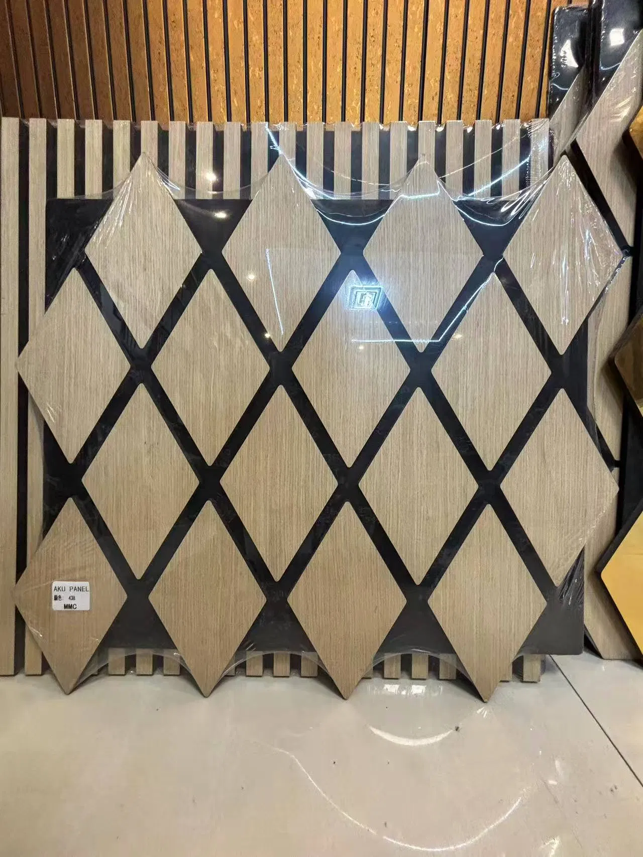 Factory Price Latest Design House Noise-Reduction Home Decor Interior Decorative 3D Wood Acoustic Wall Decoration Panel for Bedroom Livingroom Hotel Theatre