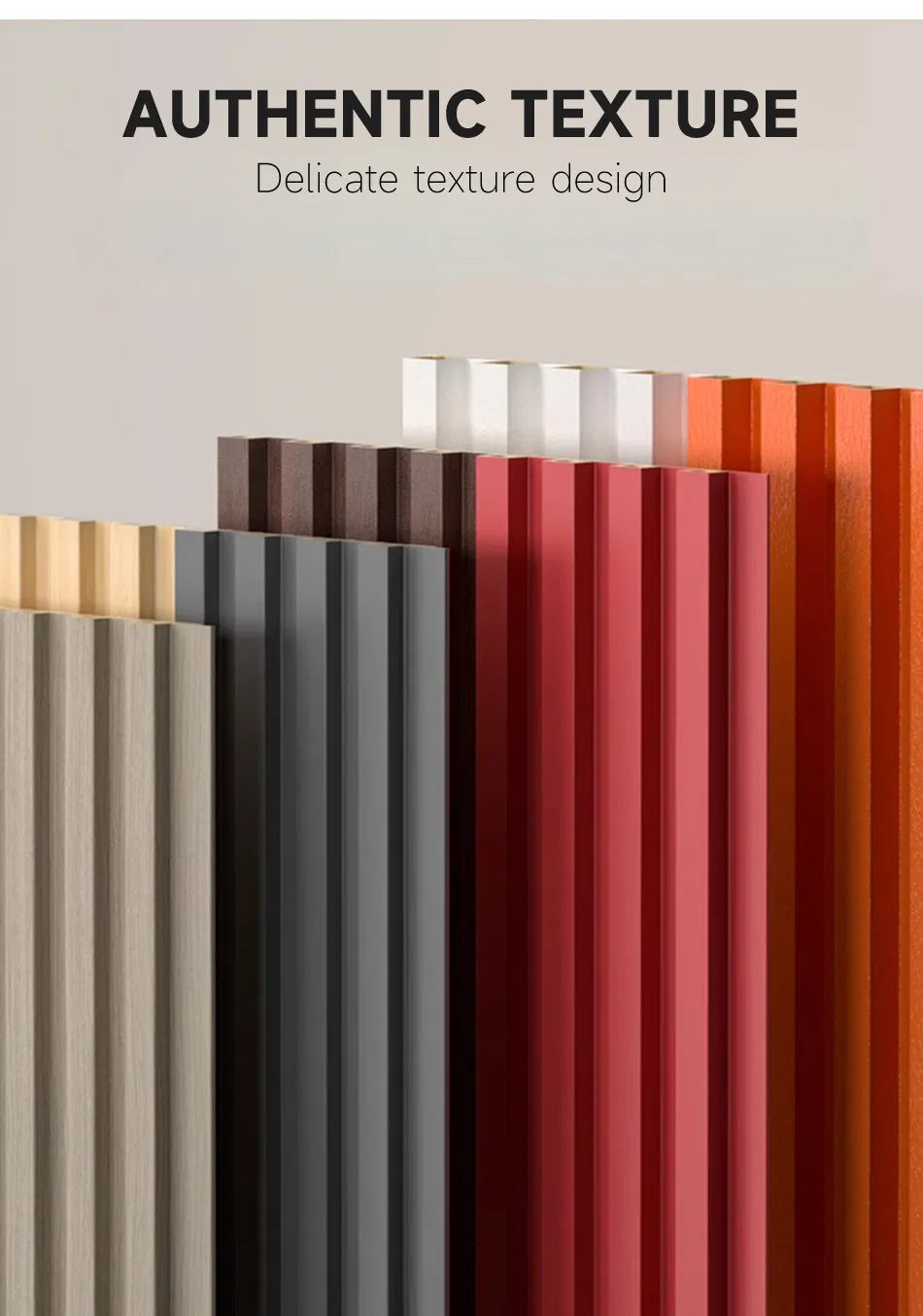 Wood Grain Grille Wall Panel 4