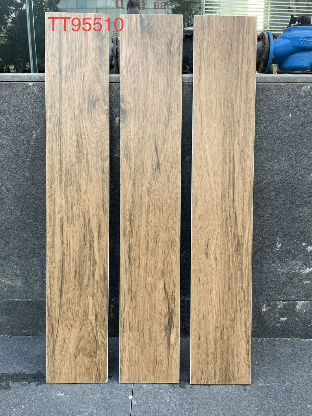 Foshan Wholesale Ceramic Tile Porcelain Tile 150X900mm Wood Pattern Floor Tile for Living Room Library Study Room