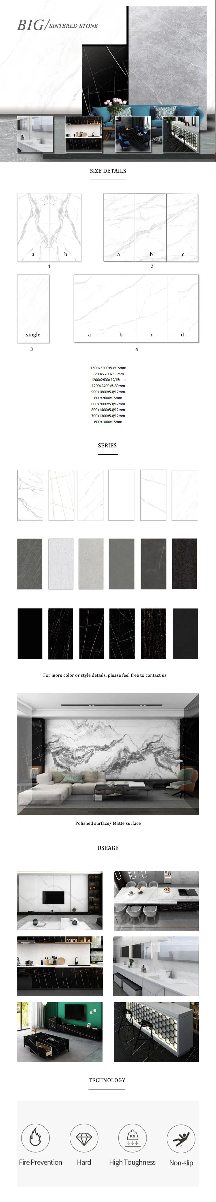 Sintered Stone Slab 6