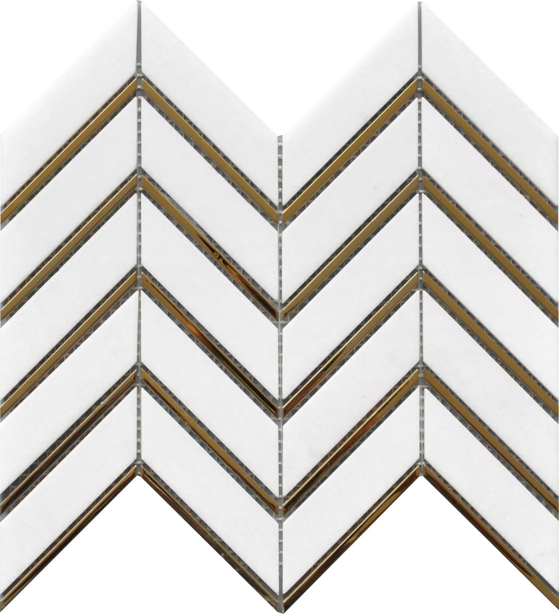 300X300mm Stone Marble Mosaic Tile Bathroom Wall Kitchen Backsplash Manufacture in China