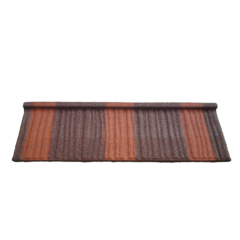 Modern Design Bond Tile Metal Roofing Tiles Sample 0.3mm 0.4mm 0.5mm Aluzinc Steel Sheets with Heat Resistant Stone Chips Coated