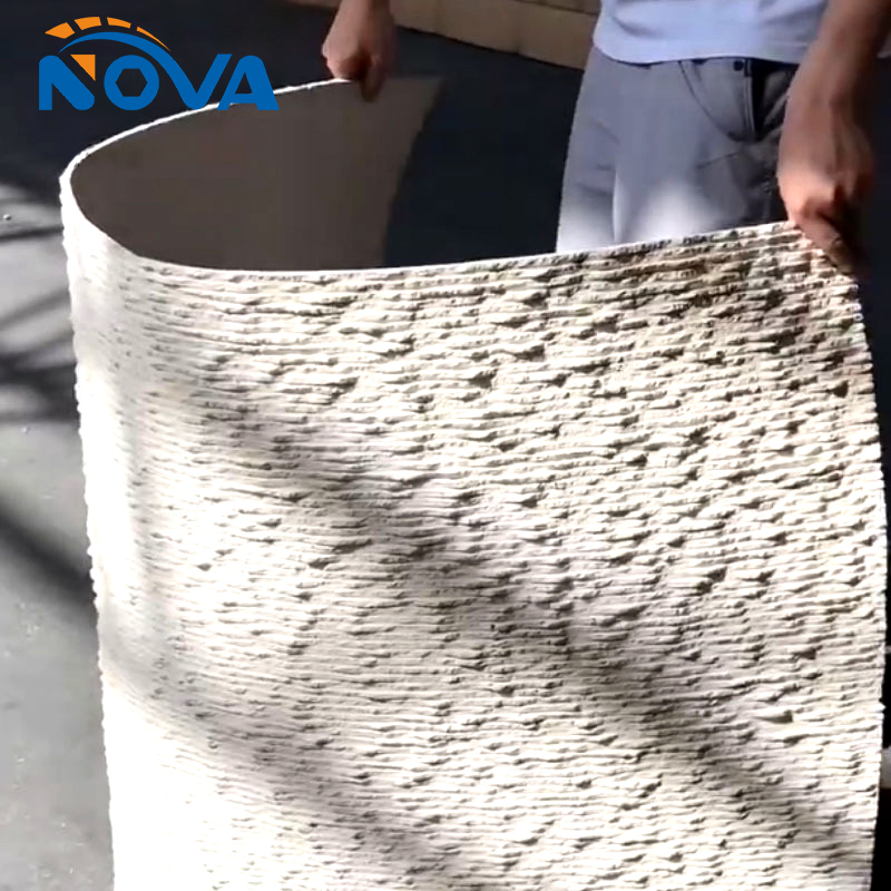 Travertine Flexible Cladding Stone Sintered Stone for Exterior Wall