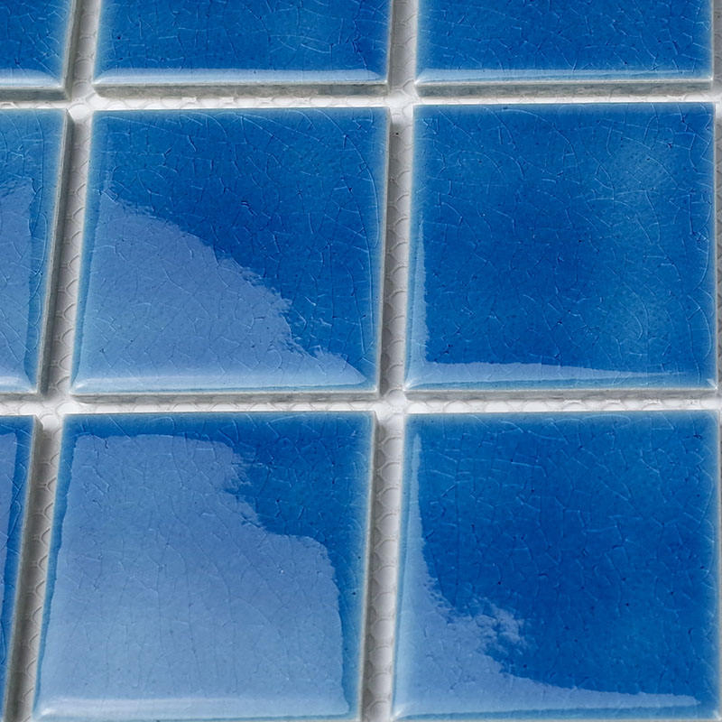 Ice Crack Walldecor Back Splash Tiles Kitchen Backsplash Ceramic Mosaic Tiles for Swimming Pool
