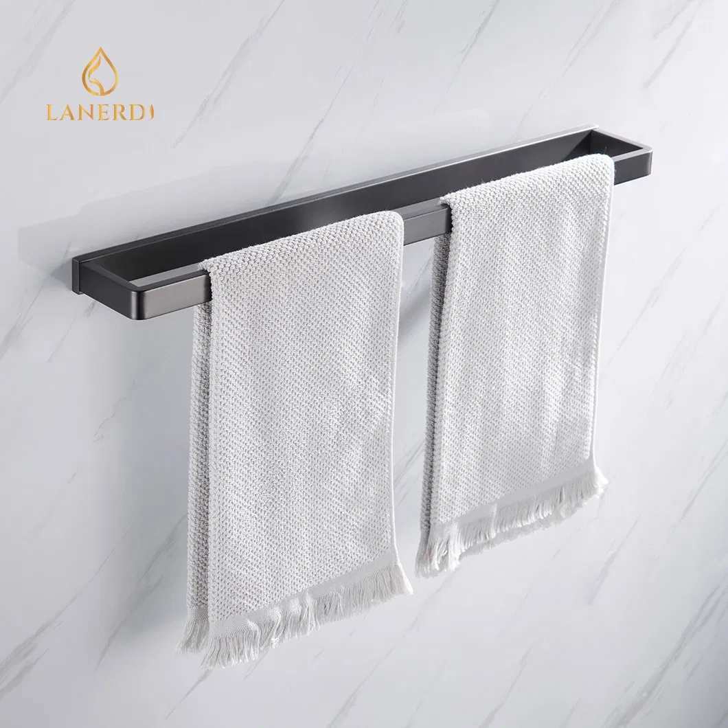 Elegant Wall Mounted Towel Bar Set for Modern Bathrooms
