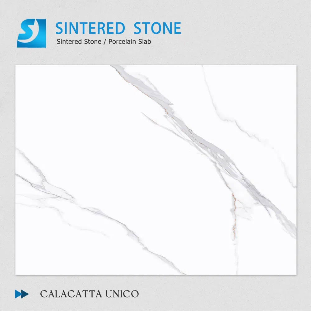 Rectangular Sintered Stone Office Desk Stain Resistant Eco Friendly Jumbo Size 3200X1600mm Foshan Factory Book Match