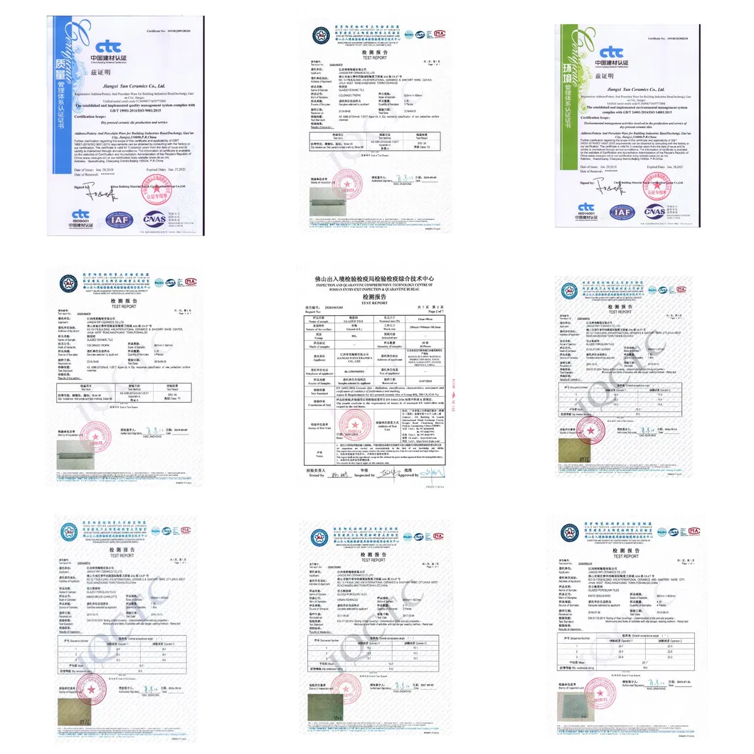 Quality Certificates