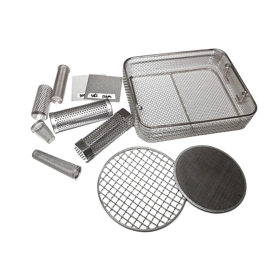 Stainless steel wire mesh filter element
